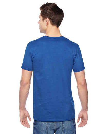 Fruit of the Loom Mens 4.7 oz. 100% Sofspun Cotton Jersey Crew T-Shirt(SF45R)-Royal-L