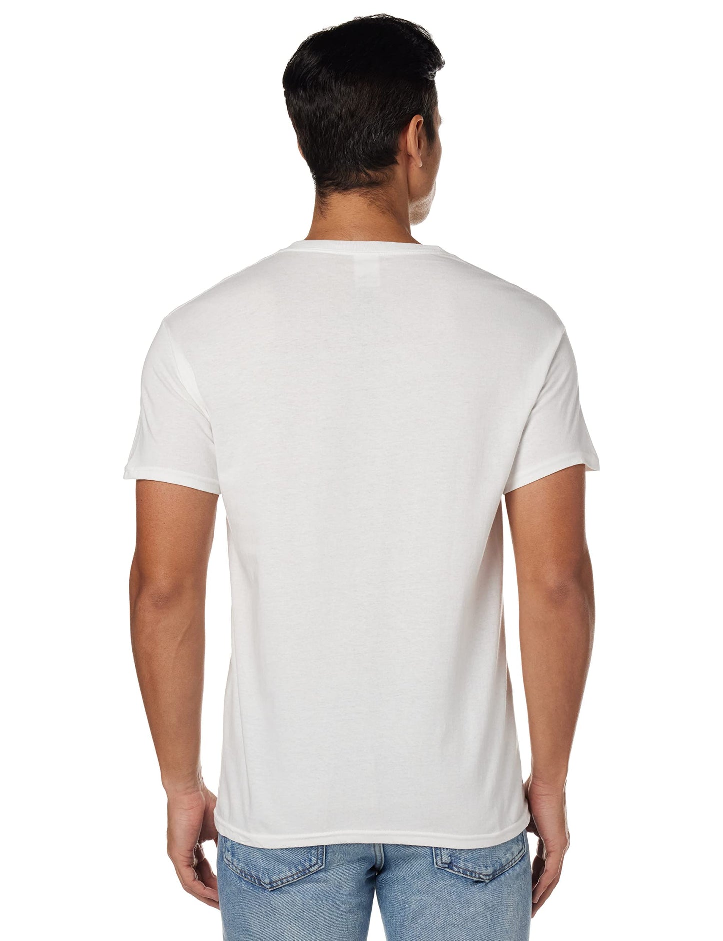 Hanes mens Essentials Short Sleeve T-shirt Value Pack (6-pack) fashion t shirts, White, XX-Large US