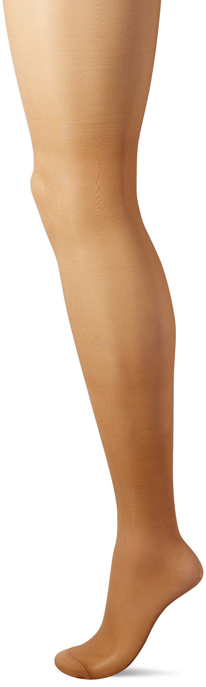 Leggs Womens Sheer Energy Control Top Reinforced Toe Pantyhose, B, Suntan