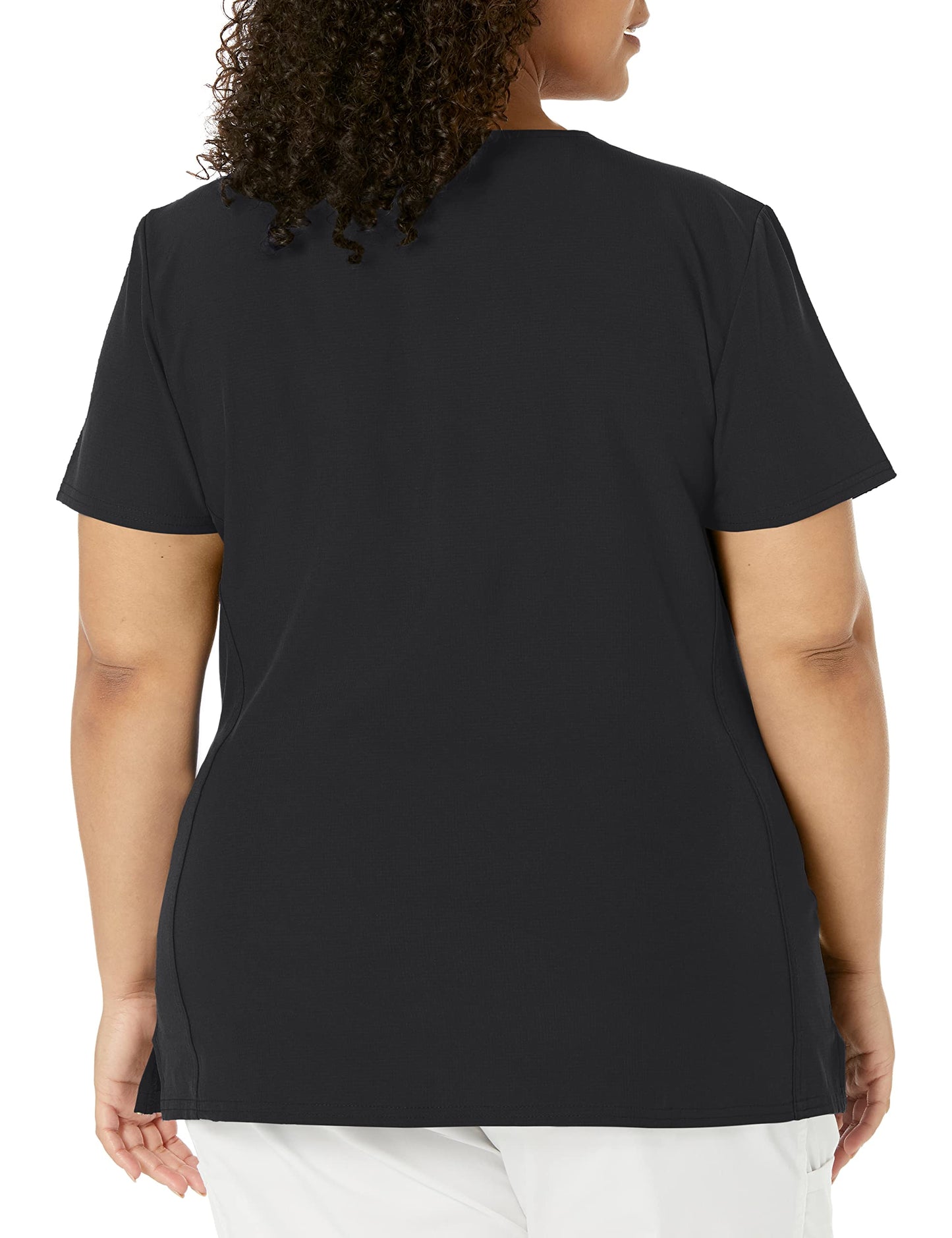 HeartSoul Women's Pitter-Pat V-Neck Scrubs Shirt, Khaki, XX-Small
