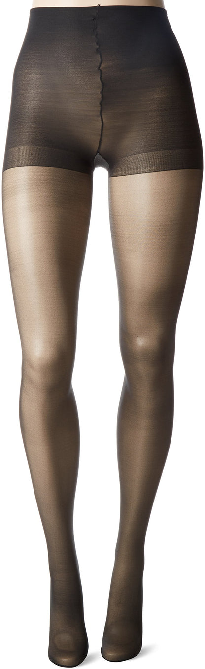 L'eggs Women's Sheer Energy N Wband Contol Top Panty Hose, Jet Black, Q