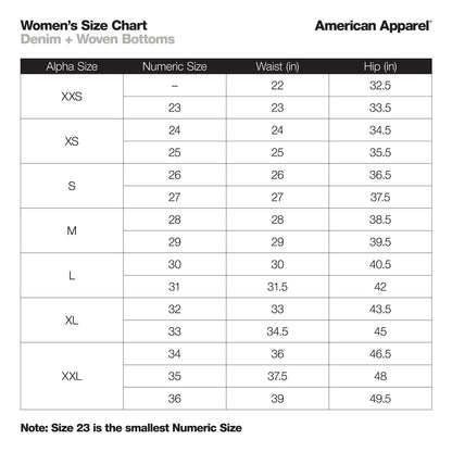 American Apparel Women's The Riding Pant, Navy, Medium