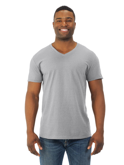 Fruit of the Loom - Sofspun V-Neck T-Shirt - SFVR - M - White
