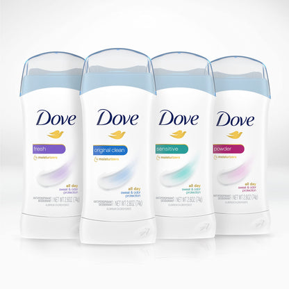 Dove Antiperspirant Deodorant, Powder 2.6 Ounce (Pack of 6)