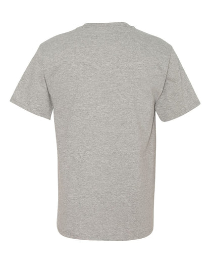 Fruit of the Loom Men's 6 Pack V-Neck T-Shirt, Athletic Heather, Small