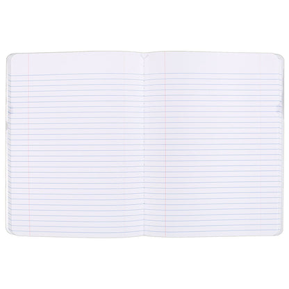 Mead Composition Notebook, Wide Ruled, 100 Sheets, 6 Pack (09910), Black/White