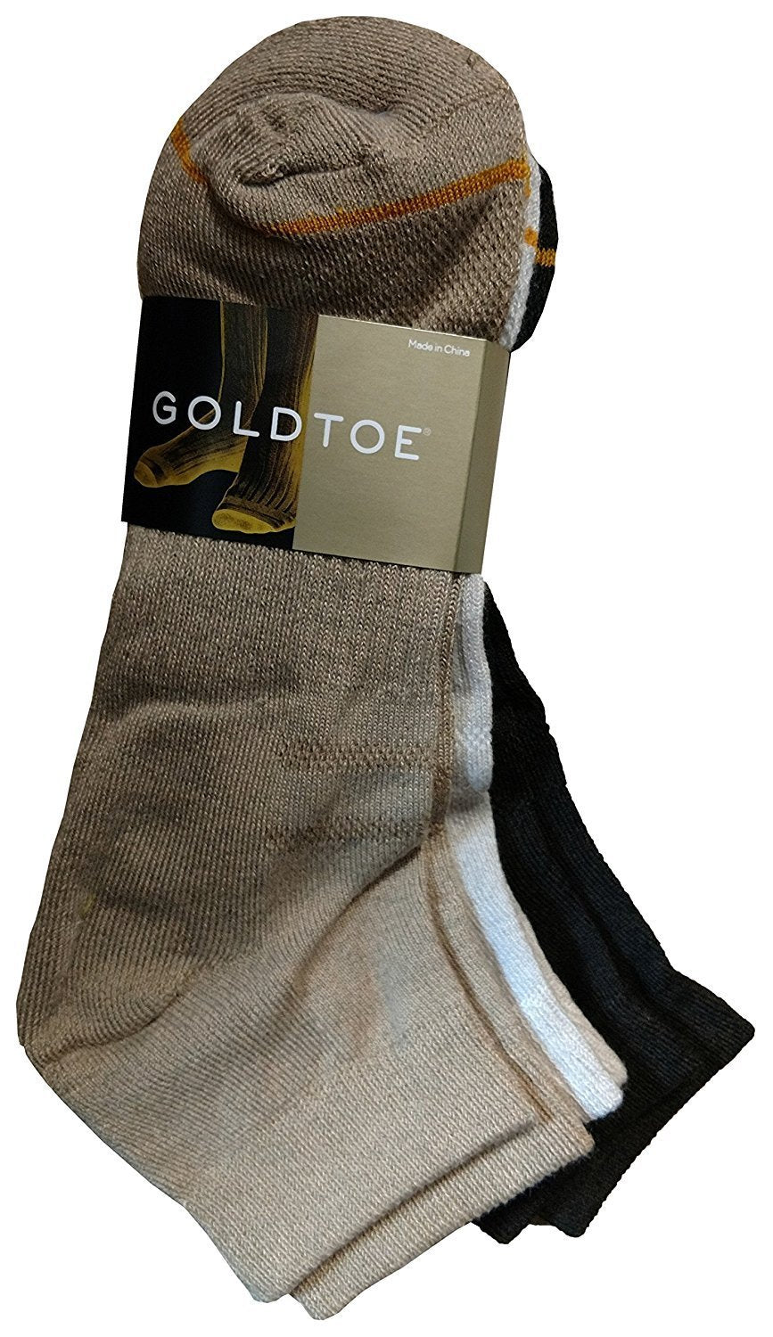 3 Pairs of Gold Toe Mens High Performance Ankle Socks, Assorted Style Sports Sock (Assorted A)