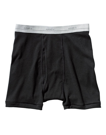 Hanes Men 2 Pack Black/Grey Boxer Brief