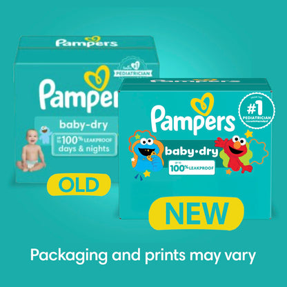 Pampers Diapers - Baby Dry - Size 5, 78 Count, Absorbent Disposable Infant Diaper (Packaging May Vary)