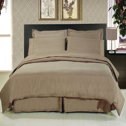 1800 Series Hotel-Quality Luxury 4 Piece ULTRA SOFT WRINKLE-FREE Microfiber Bed Sheets Set (Chelsea Loft 21/Jill Morgan/1800 Series Home) King-Taupe