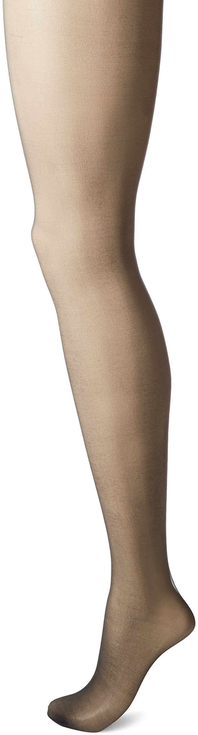 L'eggs Silken Mist Ultra Sheer Women's Tights with Run Resist, Control Top, Sheer Toe, Nude, Size Q (Pack of 3)