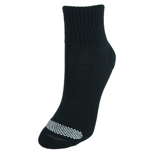 Hanes womens Cool Comfort Toe Support Ankle Socks, 6-pair Pack Casual Sock, Black/White Vent, One Size US