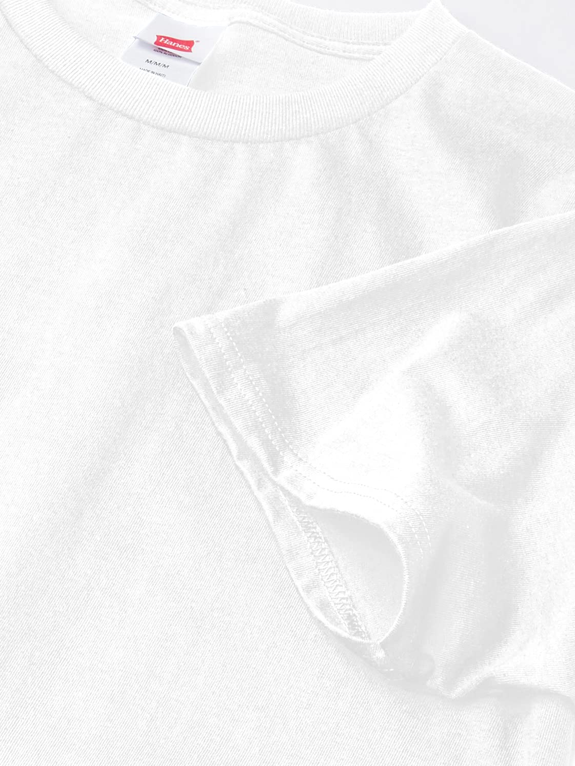 Hanes Men's ComfortSoft T-Shirt (Pack of 4) (XXXX-Large Tall, White)