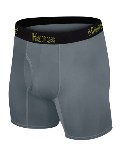 Hanes Men's 3-Pack Comfort Flex Fit Ultra Lightweight Mesh Boxer Brief, Assorted, X-Large
