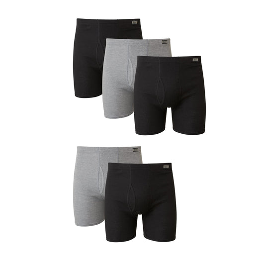 Hanes Mens Assorted ComfortSoft Boxer Briefs 5 Pack