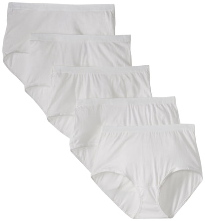 Fruit of the Loom Fit for Me Women`s 5pk Cotton Stretch Assorted Hi-Cut