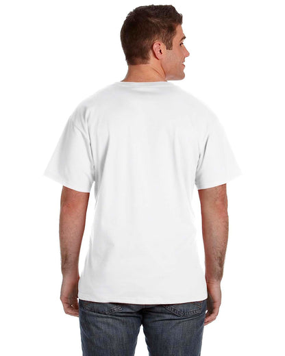 Fruit of the Loom Men's Extended Sizes V-Neck T-Shirt, Black/Gray, XXX-Large(Pack of 4)