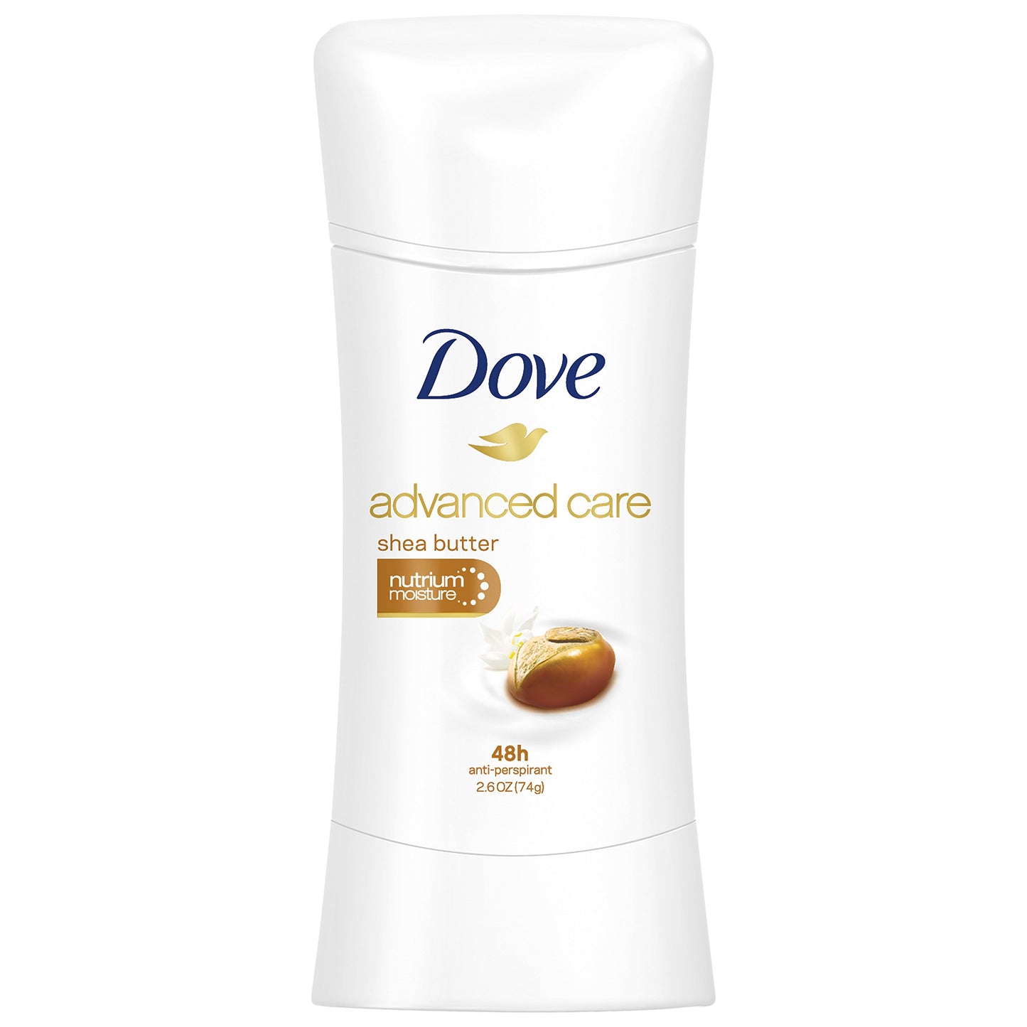 Dove Advanced Care Antiperspirant Deodorant Shea Butter, 2.6 Ounce