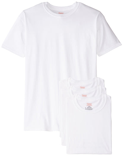 Hanes 4-Pack Stretch Crew Black/Grey SM