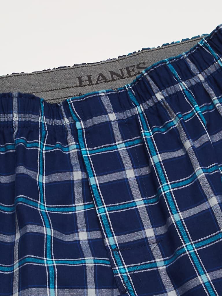 Hanes Big Boys Ultimate Tartan Boxer, Assorted, XL