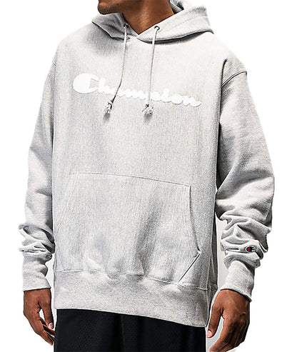 Champion Life Adult Reverse Weave Pullover Hoodie, XL, Mesh Oxford Grey