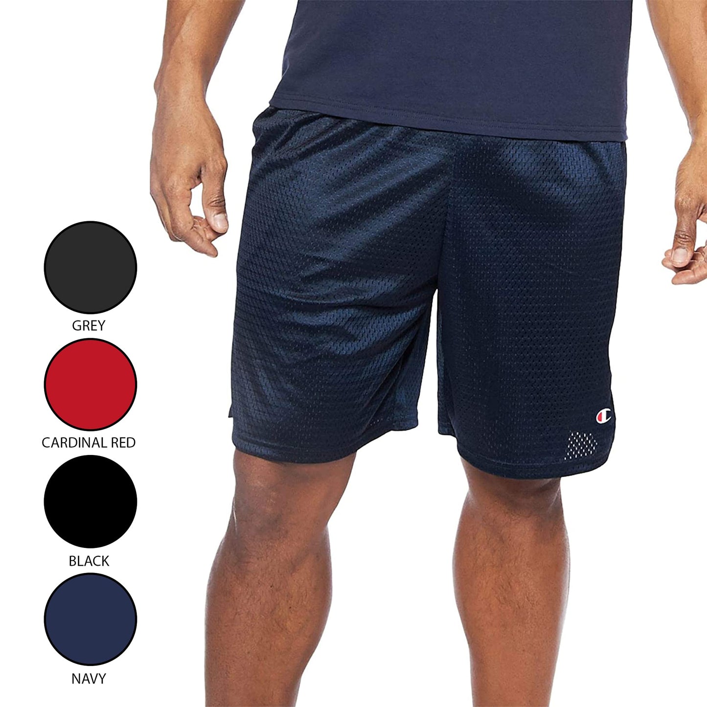 Champion Long Mesh Men's Shorts with Pockets_Surf the Web_2XL