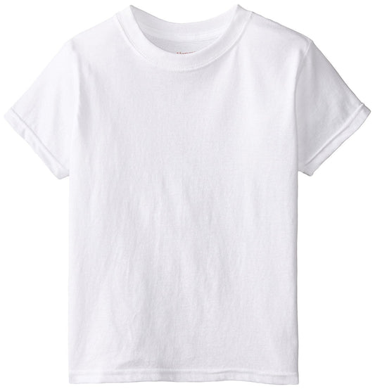 byHanes Hanes Big Boys' Crew (Pack Of 5) (White, Large (50" - 58" height))