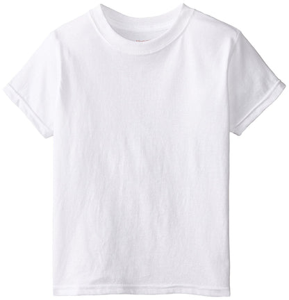 byHanes Hanes Big Boys' Crew (Pack Of 5) (White, Large (50" - 58" height))