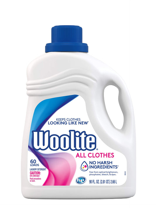 90fl oz of Woolite All Clothes, 60 Loads, Original Scent