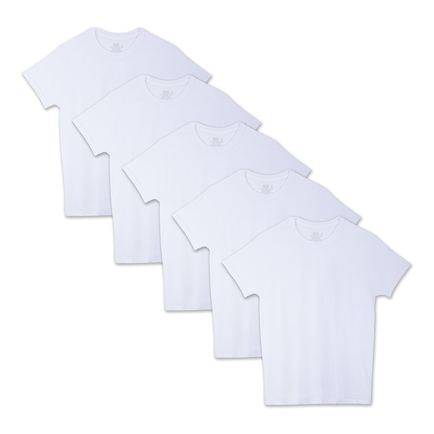 Fruit of the Loom Men's Beyondsoft Crew Tee, White ice, Medium