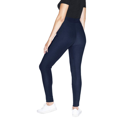 American Apparel Women's The Riding Pant, Navy, Medium