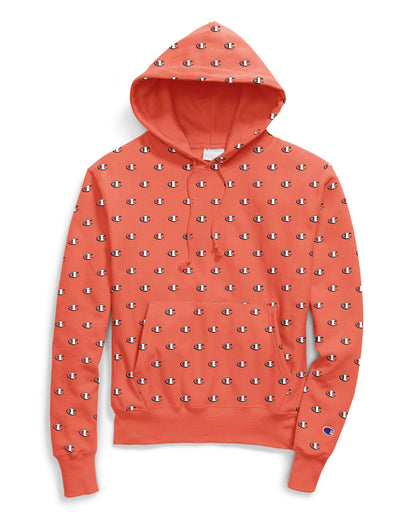 Champion Life RW All Over Logo Hoodie
