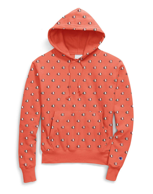 Champion Life RW All Over Logo Hoodie