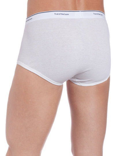 Fruit of the Loom 3-Pack Men's White Big Man Briefs 7690BM (4XB (54-56))
