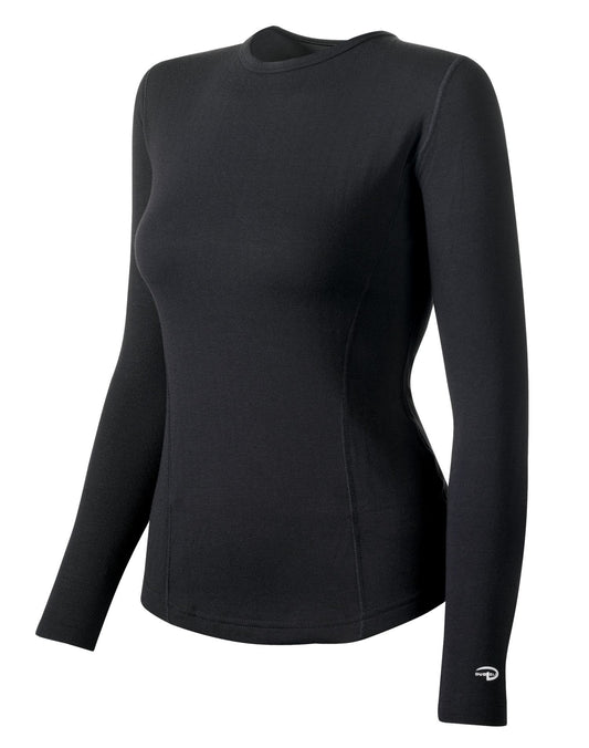 Duofold by Champion Varitherm Women's Thermal Long-Sleeve Shirt_Black_S