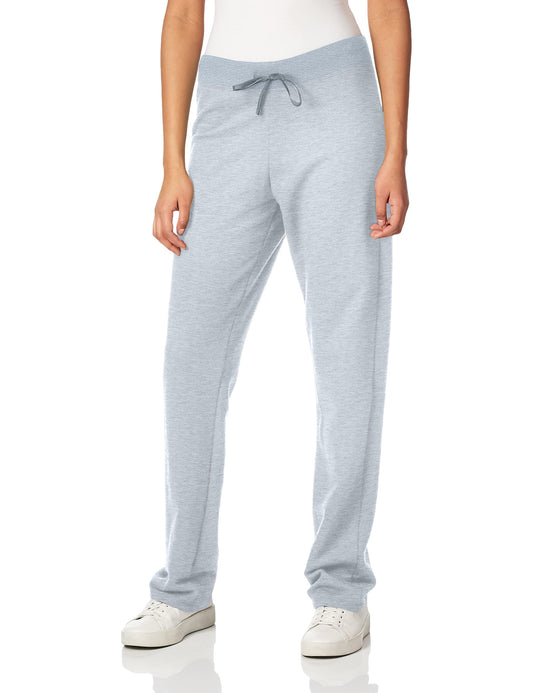 Fruit of the Loom Women's Crafted Comfort Sweatshirts, Pants, & Tri-Blend Tees, French Terry Joggers-Athletic Heather, Medium