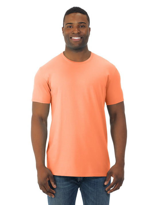 Fruit of the Loom Sofspun Crewneck T-Shirt 3XL Orange Sherbet
