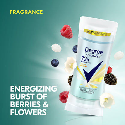 Degree Women Antiperspirant Deodorant Stick, Fresh Energy, 2.6 Ounce (Pack of 2)
