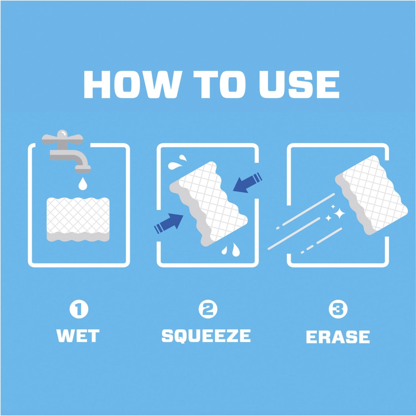 Mr. Clean Magic Eraser, 2.3 X 4.6, 1" Thick, White, 6/Pack, 6 Packs/Carton