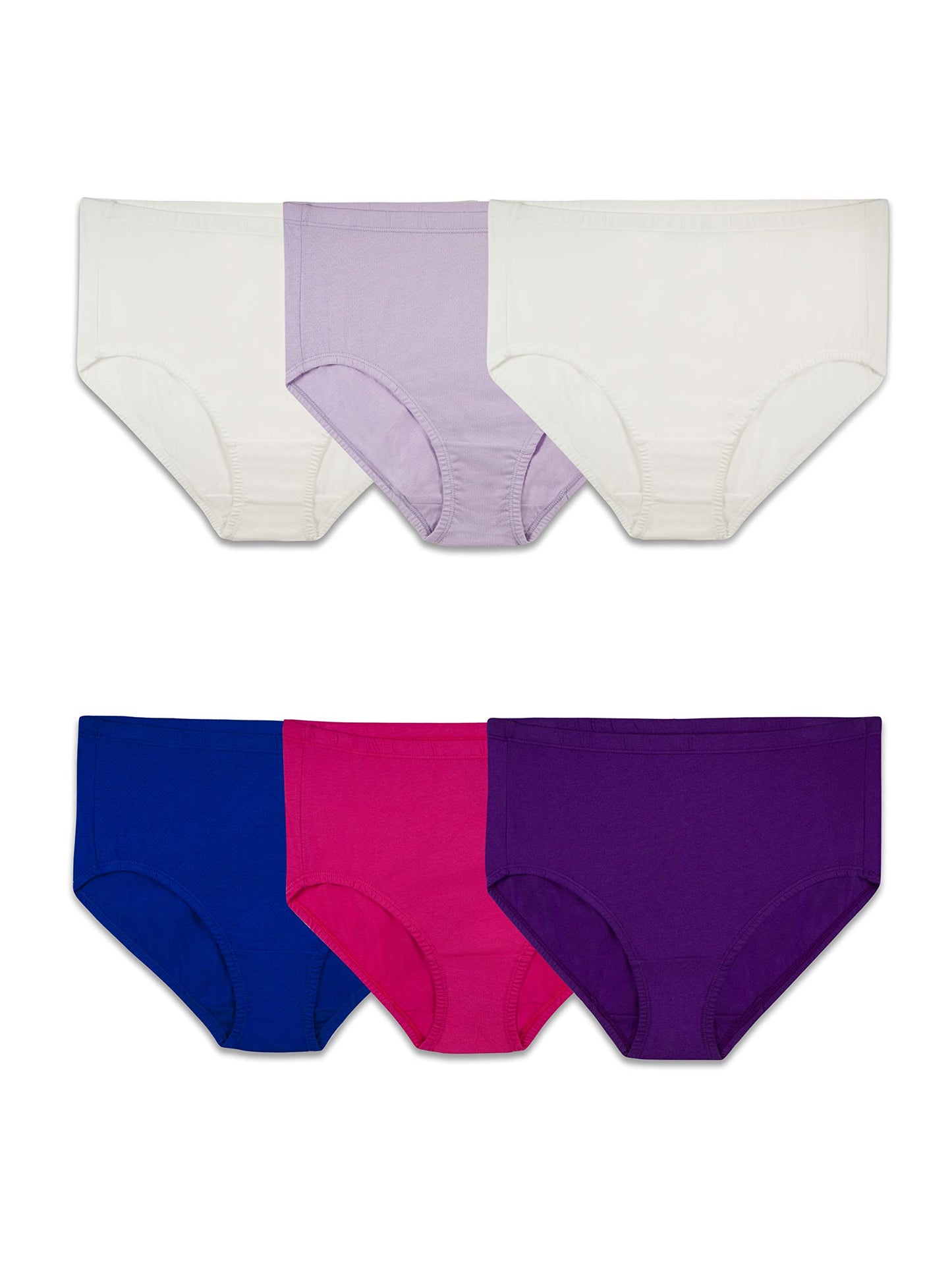 Fruit of the Loom Women's Size Underwear, Brief-Beyondsoft Cotton Blend-Assorted, 13 Plus