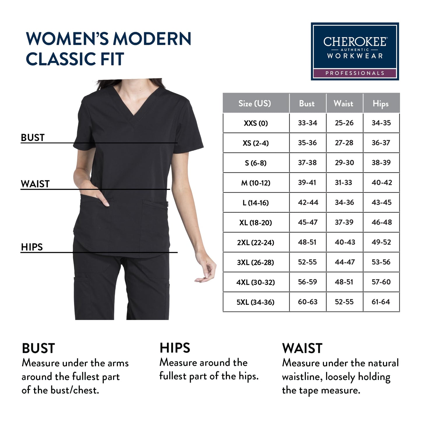 CHEROKEE Workwear Professionals Women Scrubs Top V-Neck Plus Size WW665, 3XL, Eggplant (Copy)