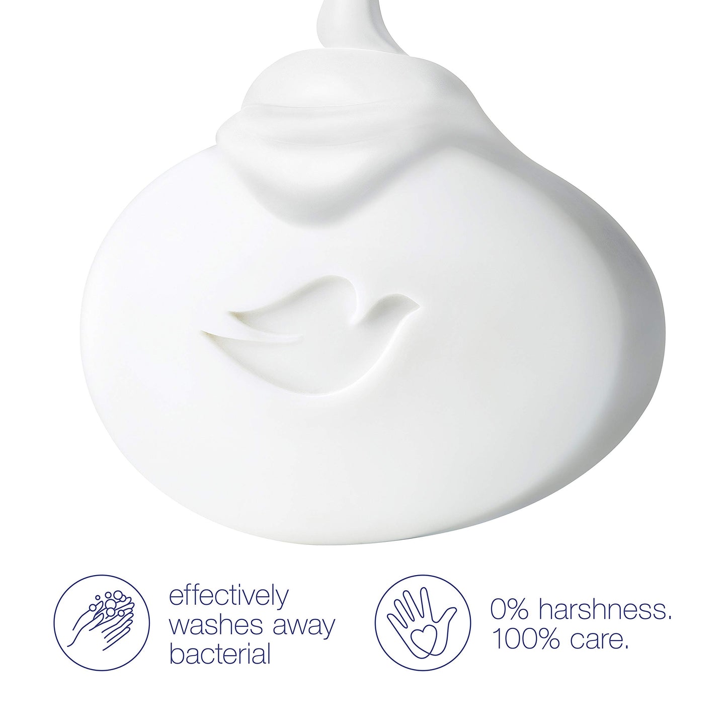 Dove Beauty Bar More Moisturizing than Bar Soap White Effectively Washes Away Bacteria, Nourishes Your Skin 3.75 oz, 10 Bars