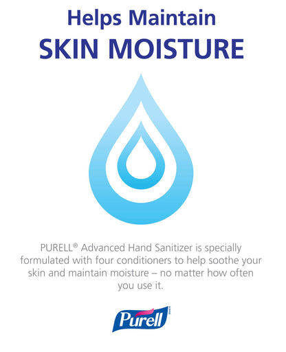 PURELL Advanced Hand Sanitizer Refreshing Gel, 12 fl oz Pump Bottle (Pack of 6) - 3659-04-EC