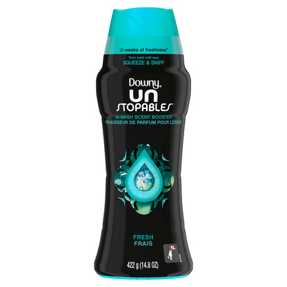 Downy Unstopables in-Wash Scent Booster Beads, Fresh, 14.8 Ounce (Pack of 2)