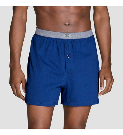 Fruit Of The Loom Mens Knit Boxers 5 Pack, S, Assorted