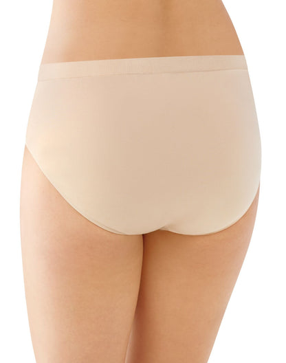 Bali Women's 3 Pack Comfort Revolution Brief Panty, Light Denim/In The Navy/White Eyelet Print, 10/11
