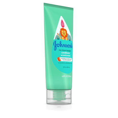 Johnson's No More Tangles Detangling Toddler & Kids Conditioner, Gentle No More Tears Formula, Hypoallergenic and Free of Parabens, Phthalates, Sulfates and Dyes, 6.8 fl. Oz (Pack of 3)