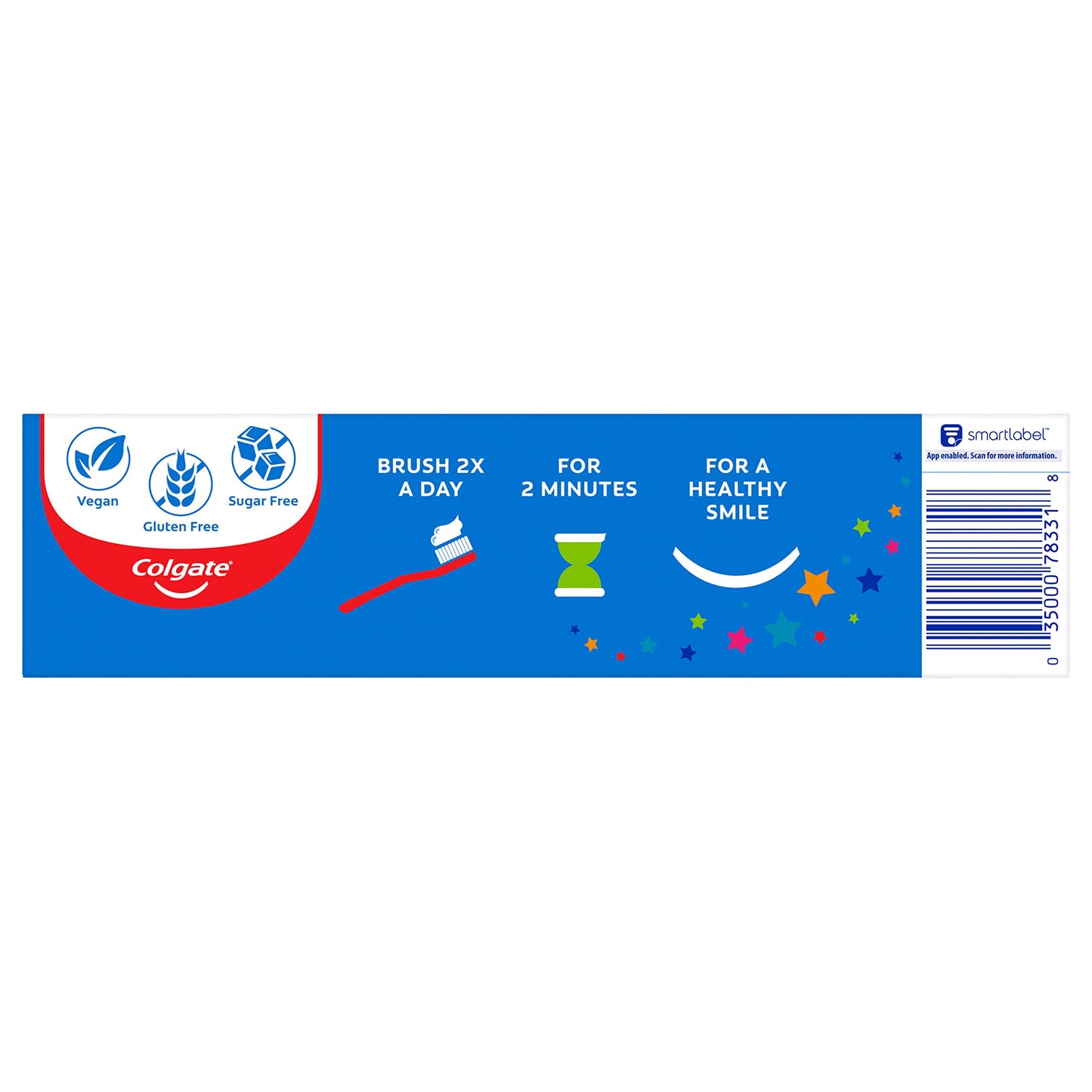 Colgate Kids Cavity Protection Bubble Fruit Fluoride Toothpaste 4.6oz - Pack of 4