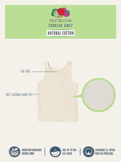 Fruit of the Loom Girls' Tanks 12 Pack