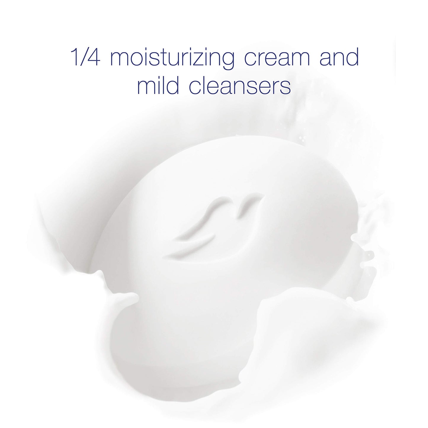 Dove Beauty Bar More Moisturizing than Bar Soap White Effectively Washes Away Bacteria, Nourishes Your Skin 3.75 oz, 10 Bars